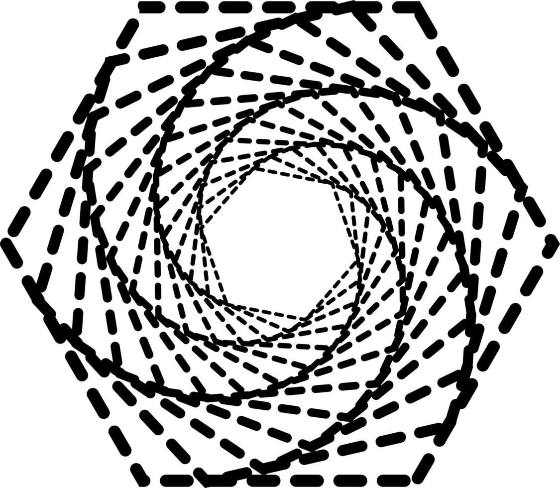 Dynamic Vector Hexagon shape that you can use as logo, symbol, background, icon, etc.