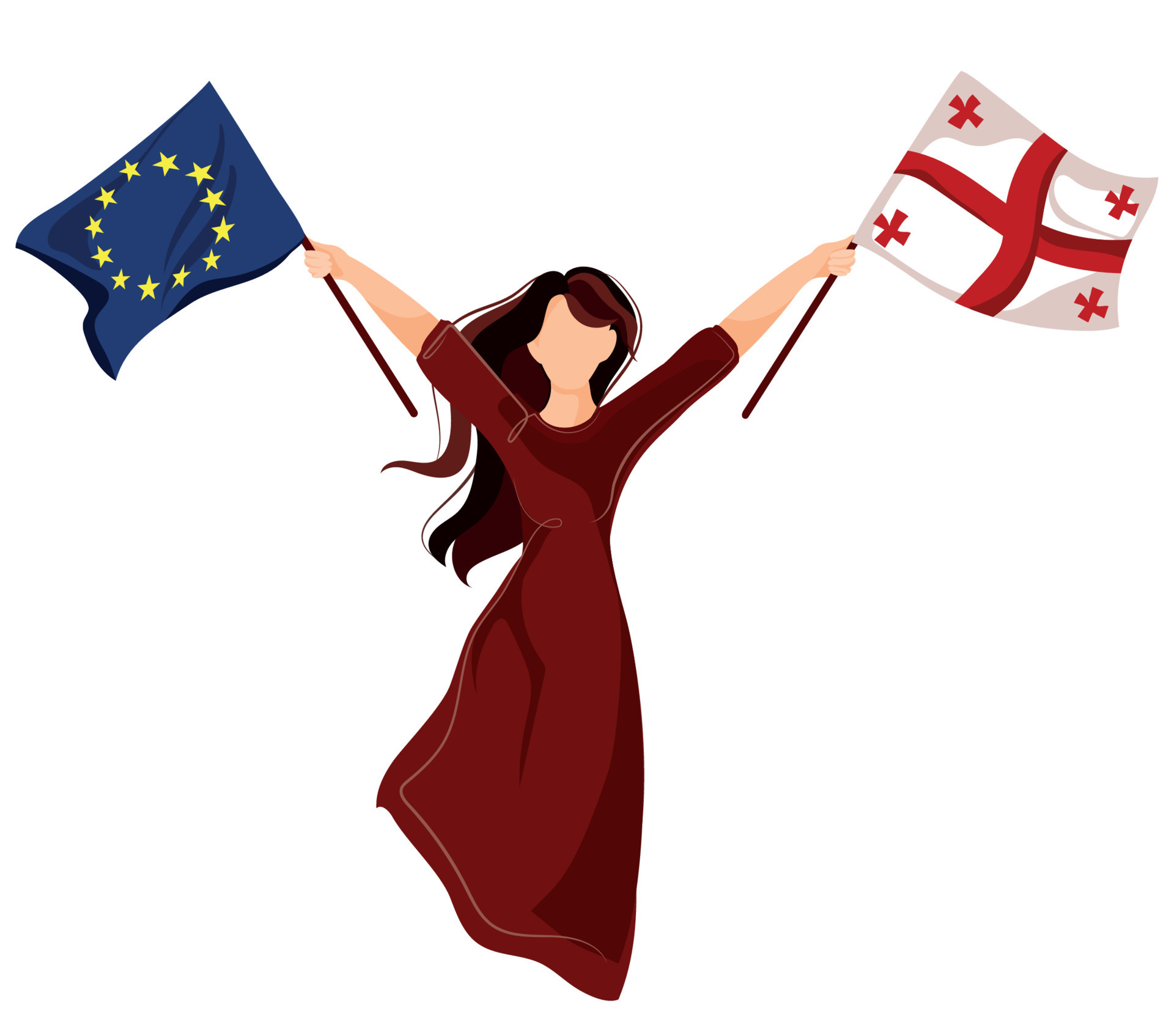 protestas en mujer activista con