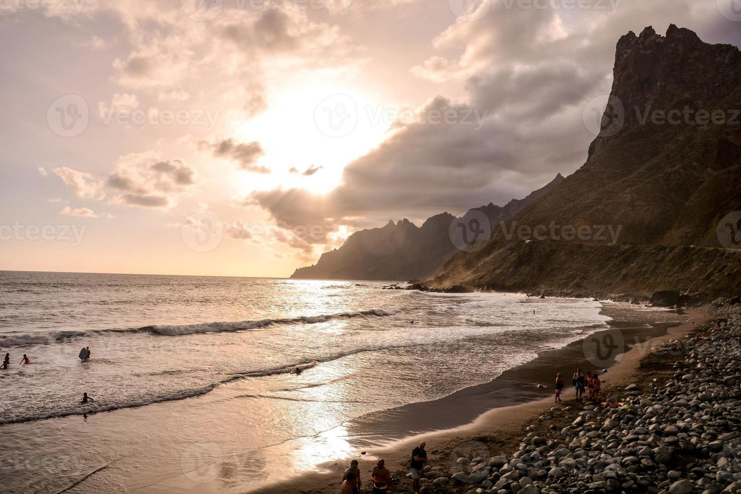 Scenic coastal view photo