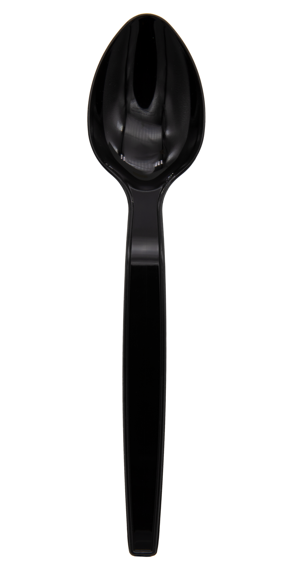 Black plastic spoon on transparent background png file 21515591 PNG