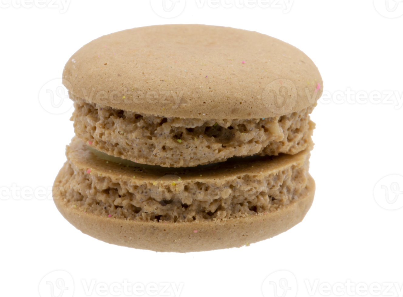 bruin macaron Aan transparant achtergrond PNG het dossier