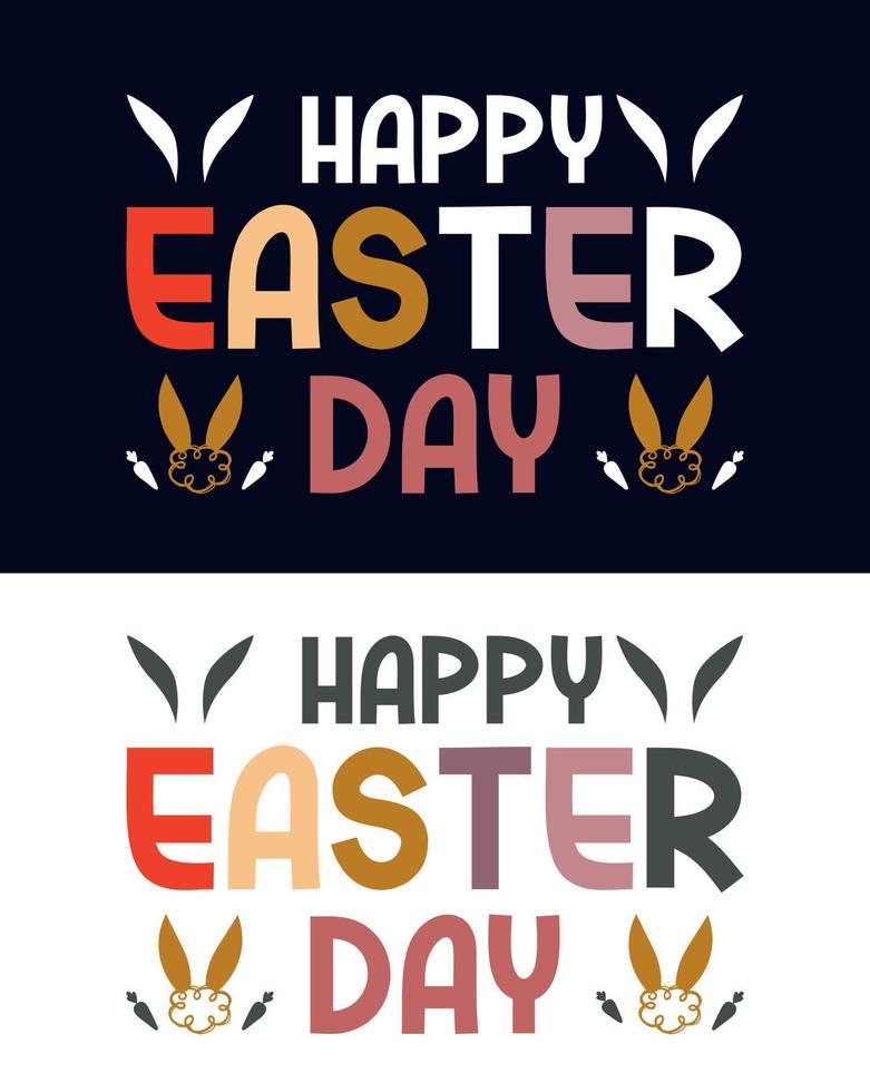 Happy Easter day vector
