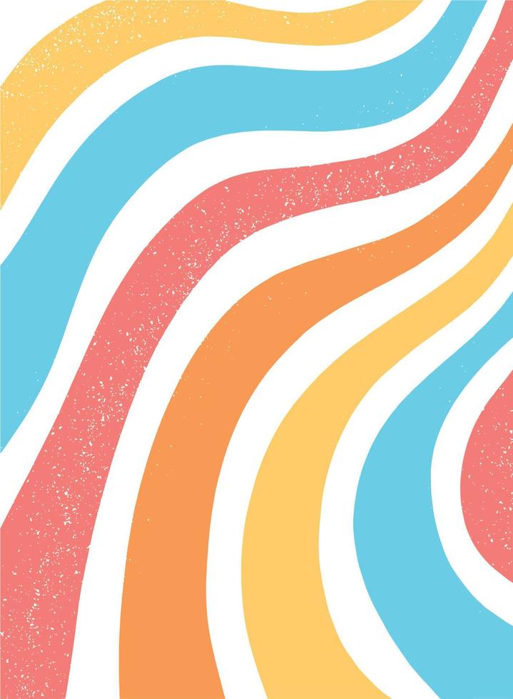 groovy background, wallpaper with abstract wavy stripes for cards, posters, banners, social media templates, prints, etc. EPS 10 vector