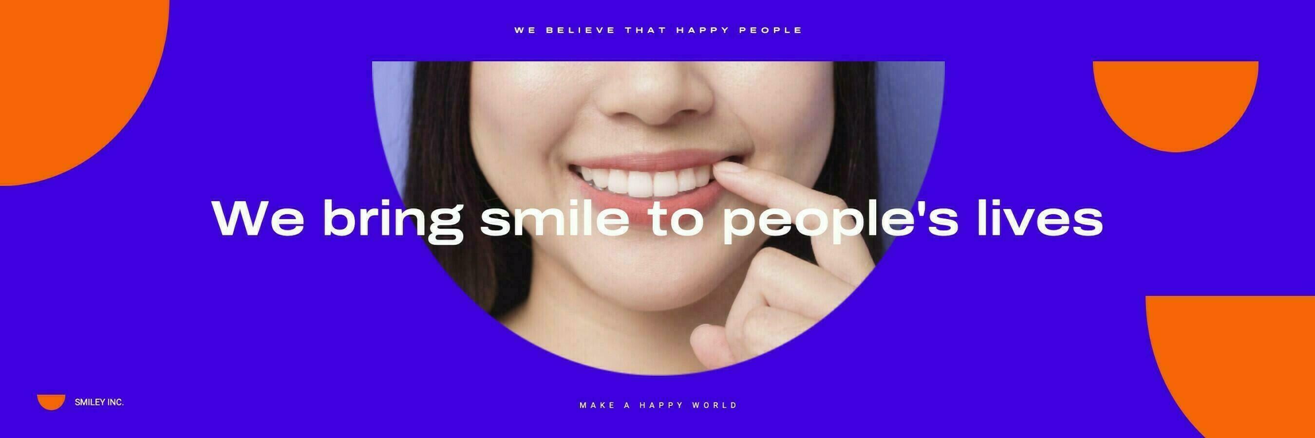 Smile Twitter Header Template