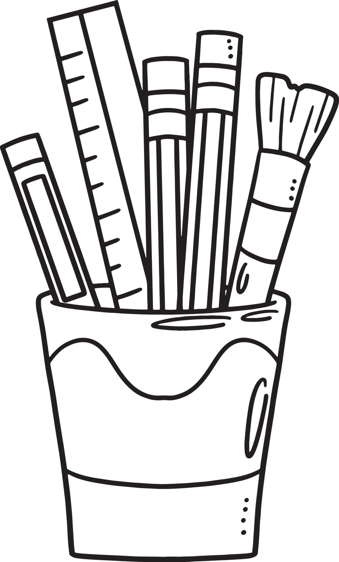 Pencil Case coloring page  Free Printable Coloring Pages