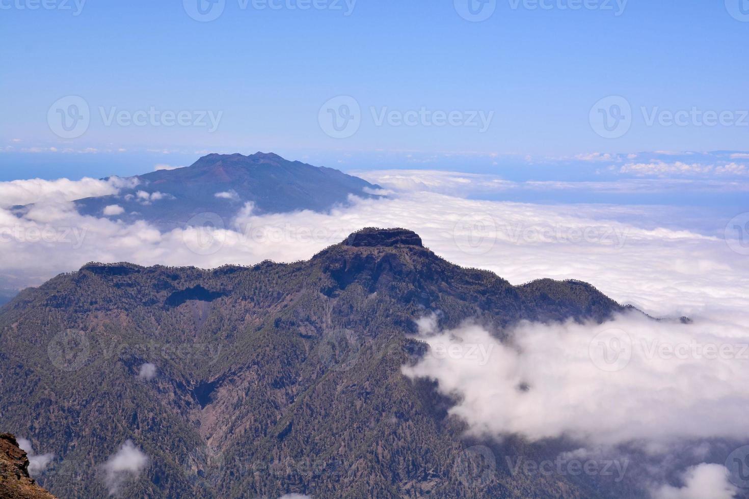 Scenic mountain landscape photo