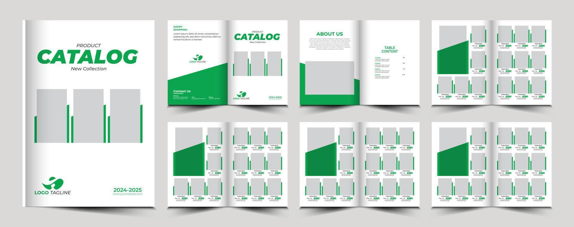 Product catalog or catalogue template design vector