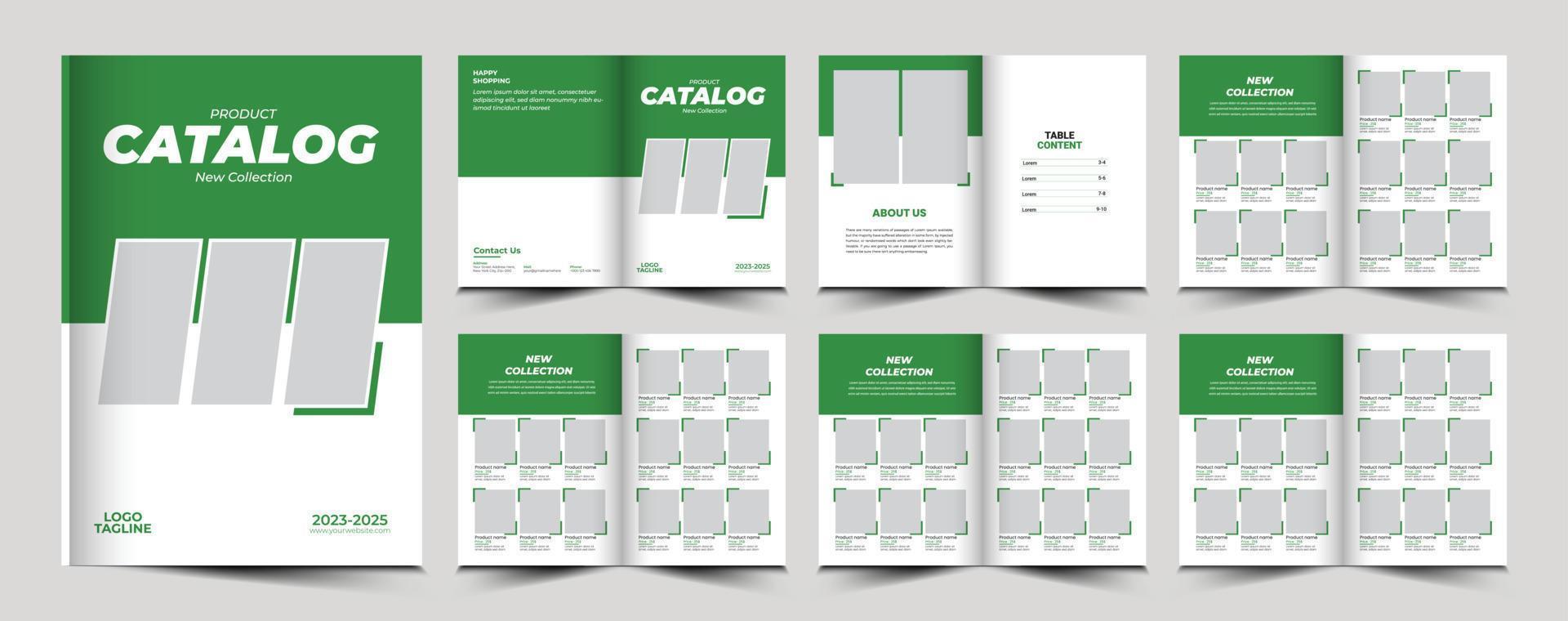 Product catalog or catalogue template design vector