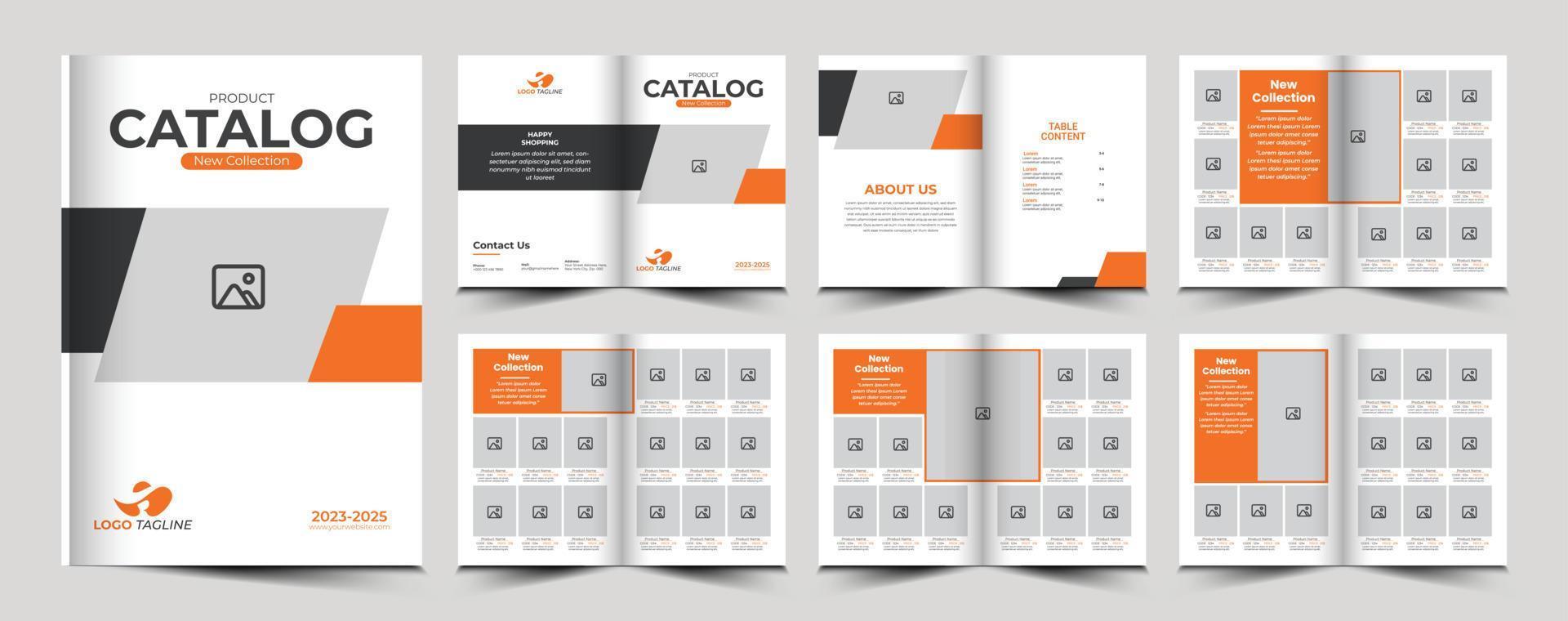 Product catalog or catalogue template design vector