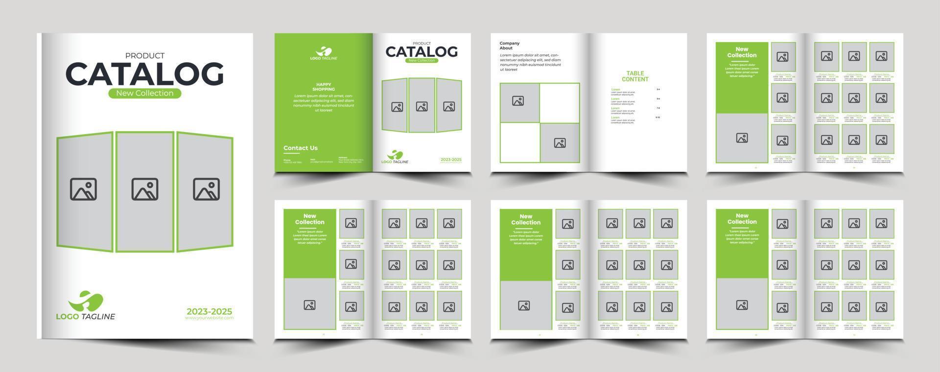 Product catalog or catalogue template design vector