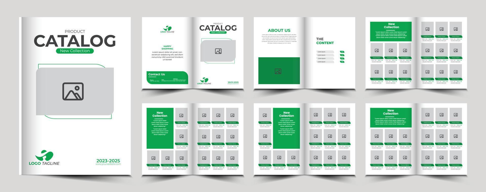Product catalog or catalogue template design vector