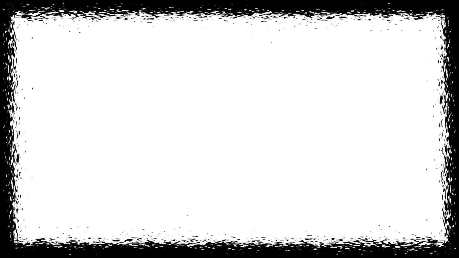Grunge picture frame vector