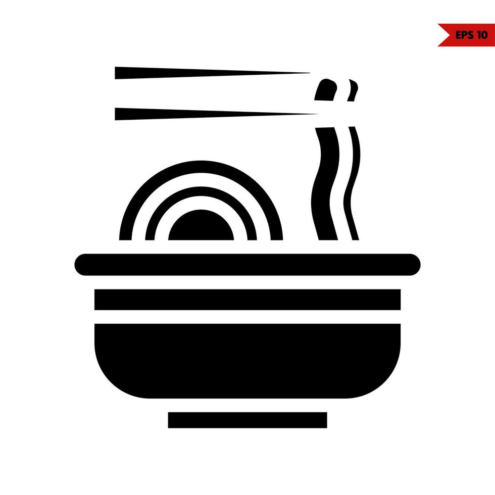 grocery and vegetable glyph icon vector