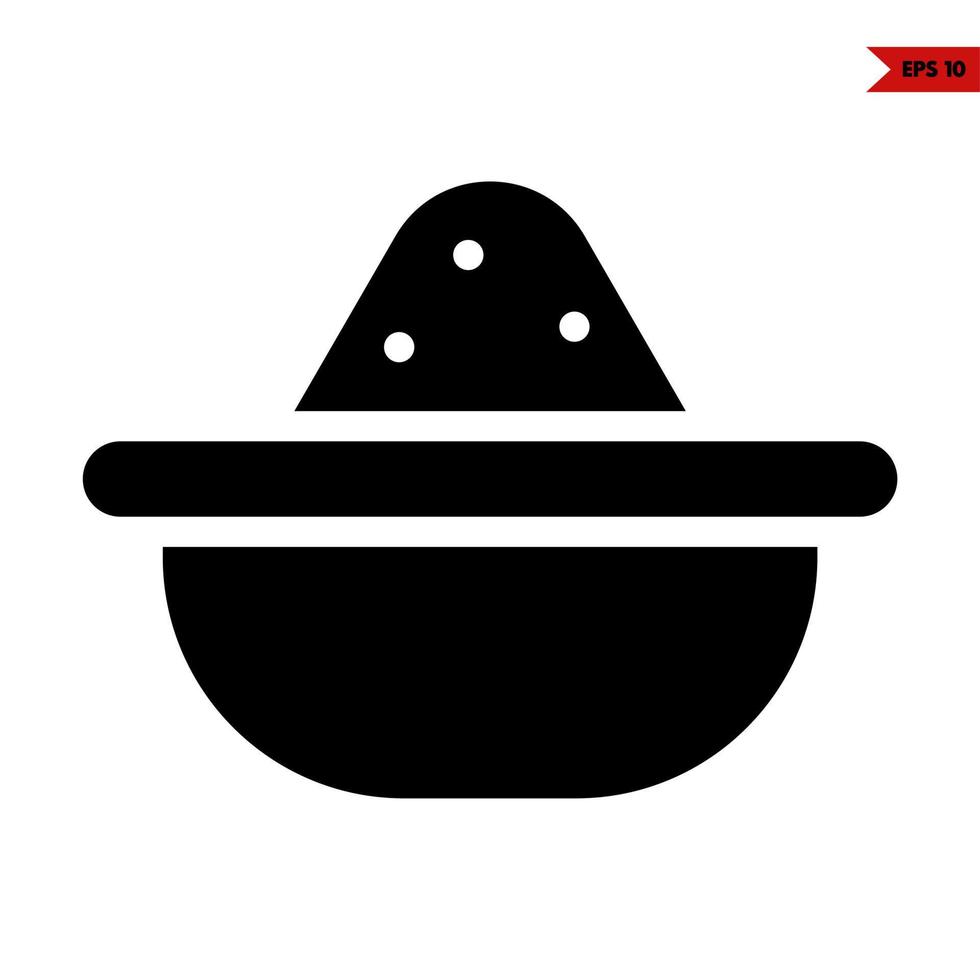 grocery and vegetable glyph icon vector