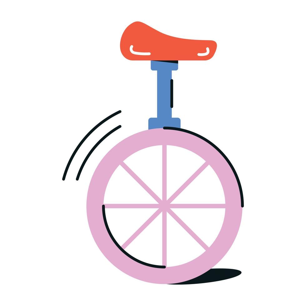 Trendy Unicycle Concepts vector