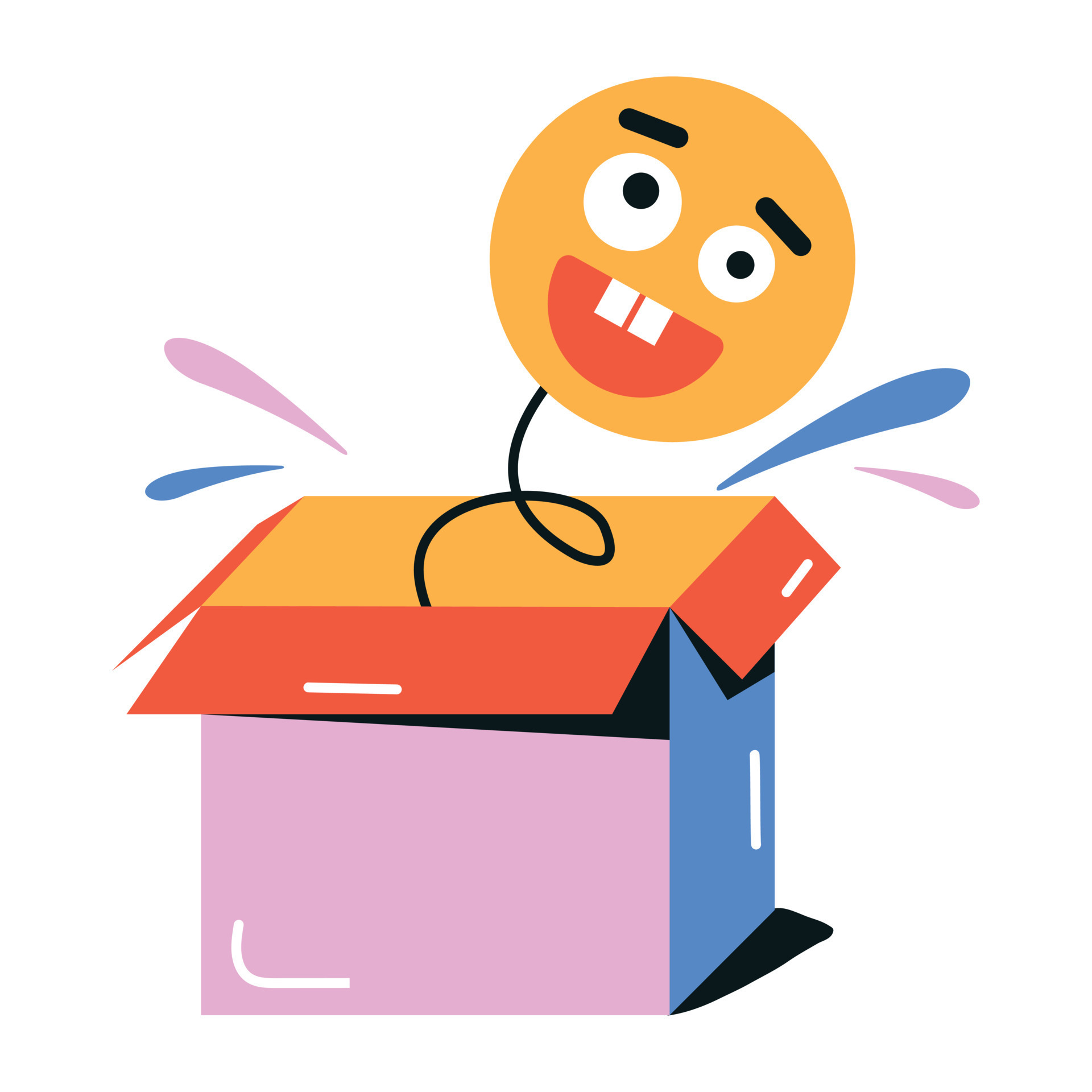 Trendy Emoji Box 21517644 Vector Art at Vecteezy
