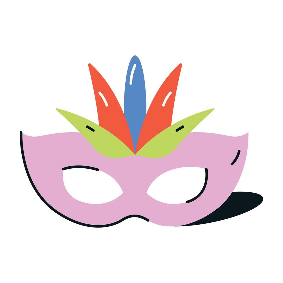 Trendy Carnival Mask vector