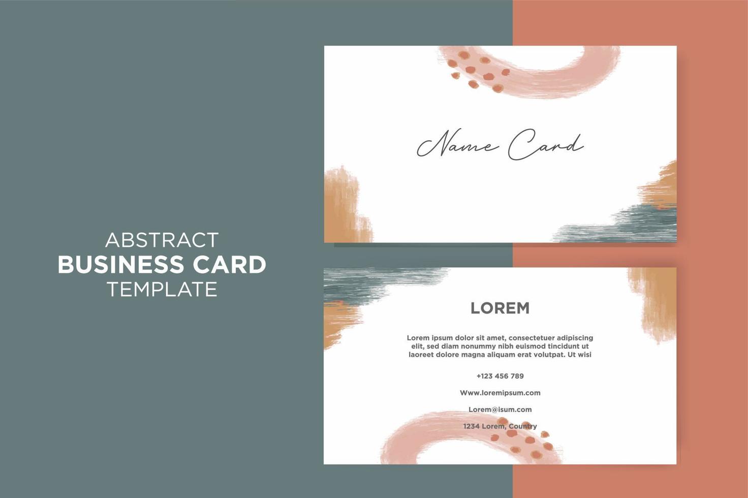 Business card template vector