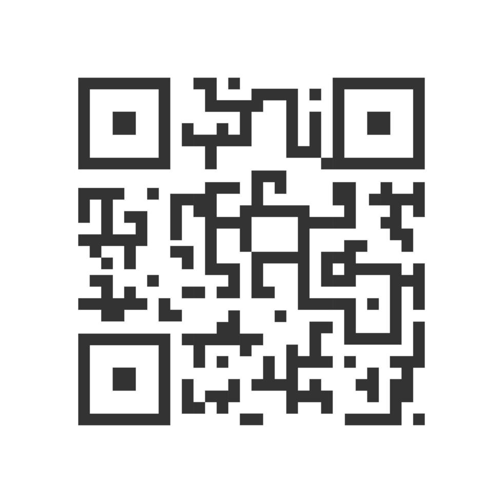 qr code icon. Vector. vector