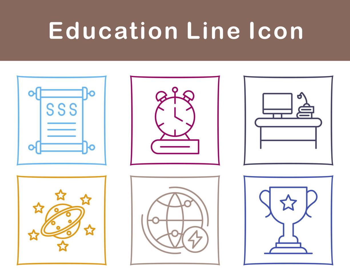 Education Vector Icon Set