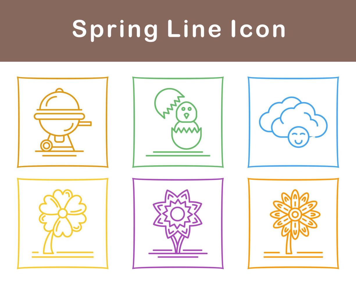 Spring Vector Icon Set