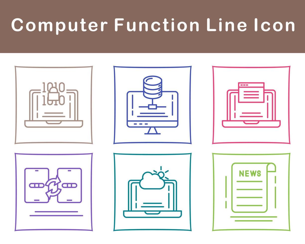 Computer Function Vector Icon Set 21518379 Vector Art at Vecteezy