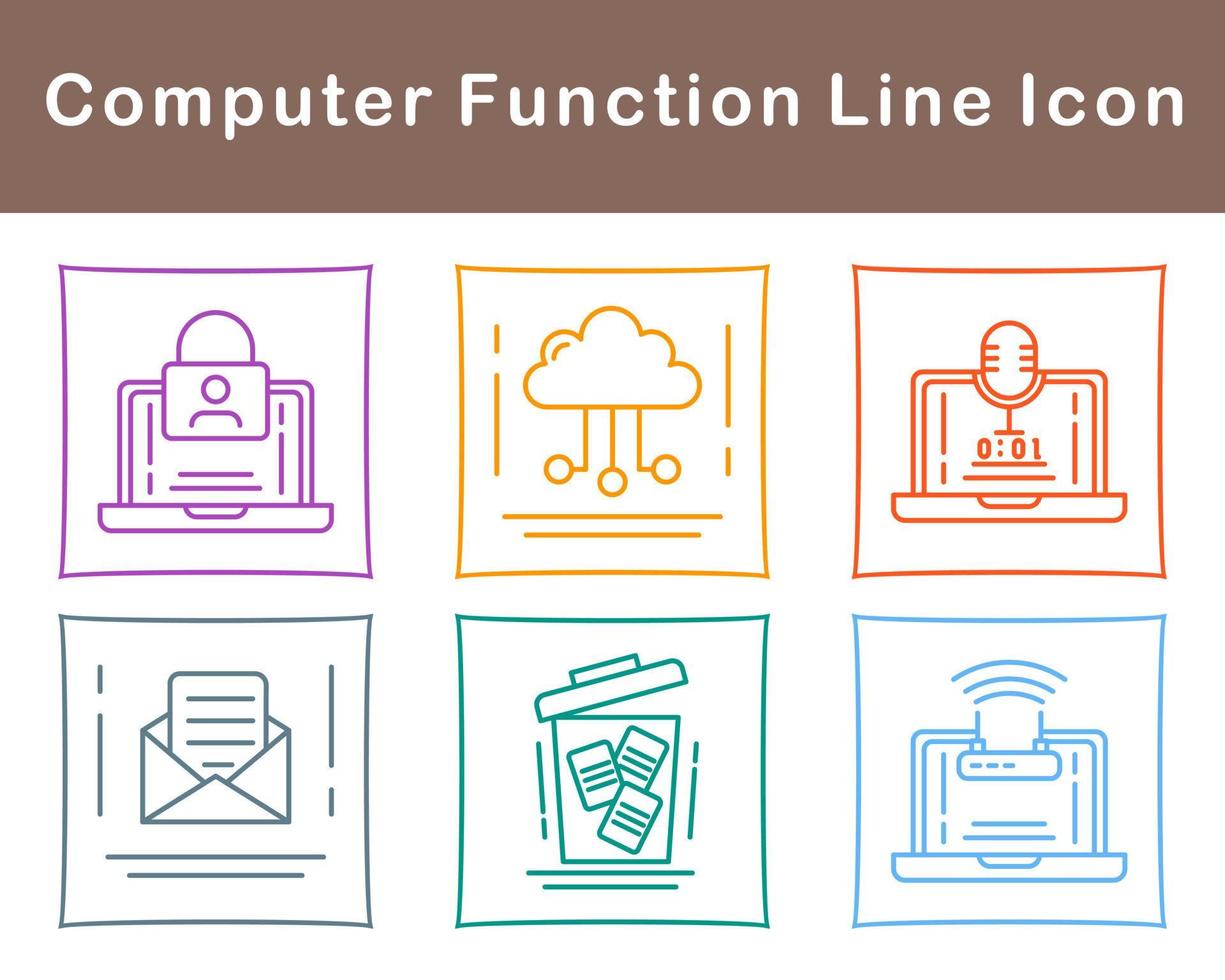 Computer Function Vector Icon Set 21518381 Vector Art at Vecteezy