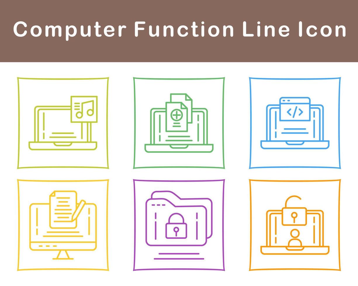 Computer Function Vector Icon Set 21518434 Vector Art at Vecteezy