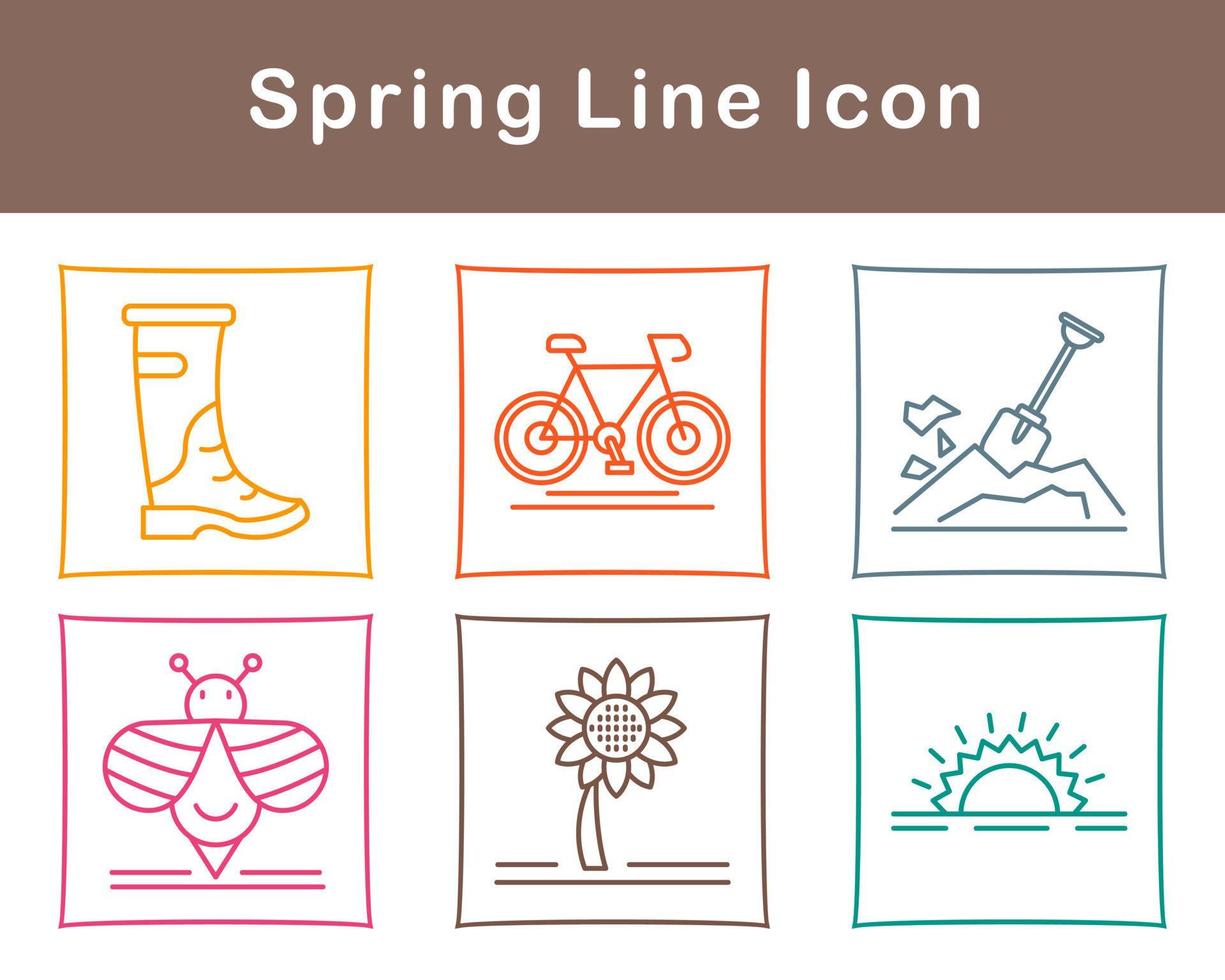 Spring Vector Icon Set