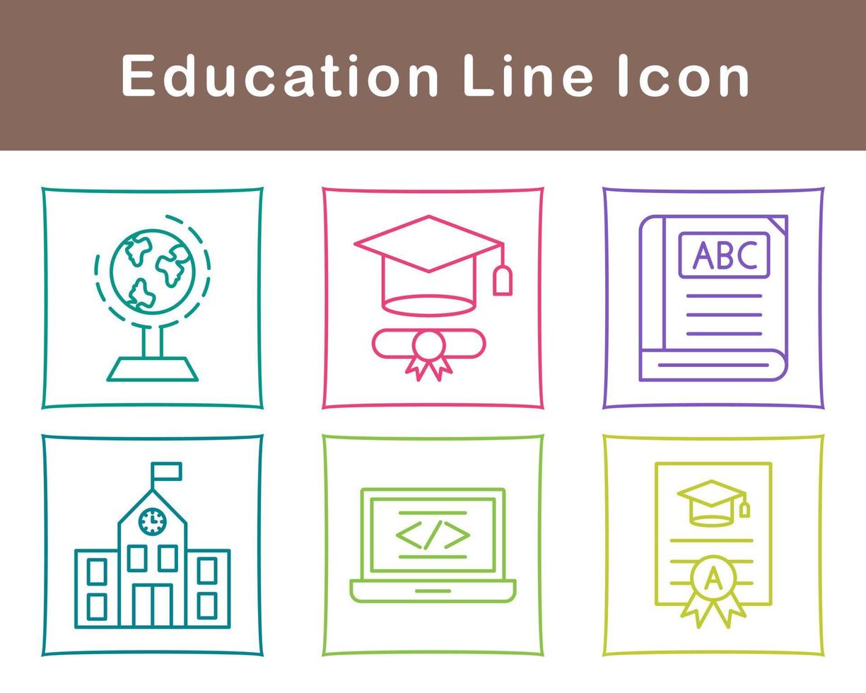 Education Vector Icon Set