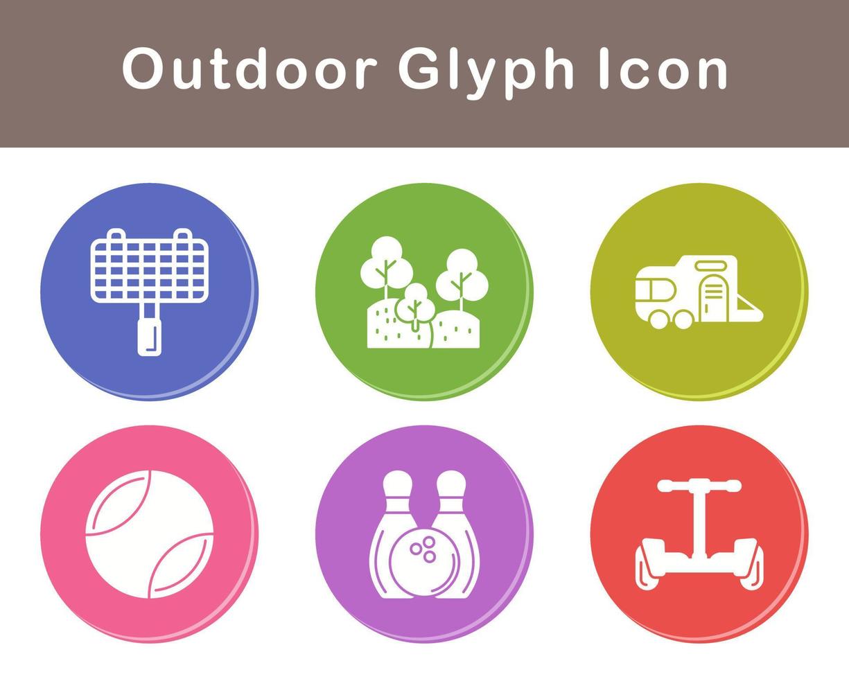 Outdoor Vector Icon Set