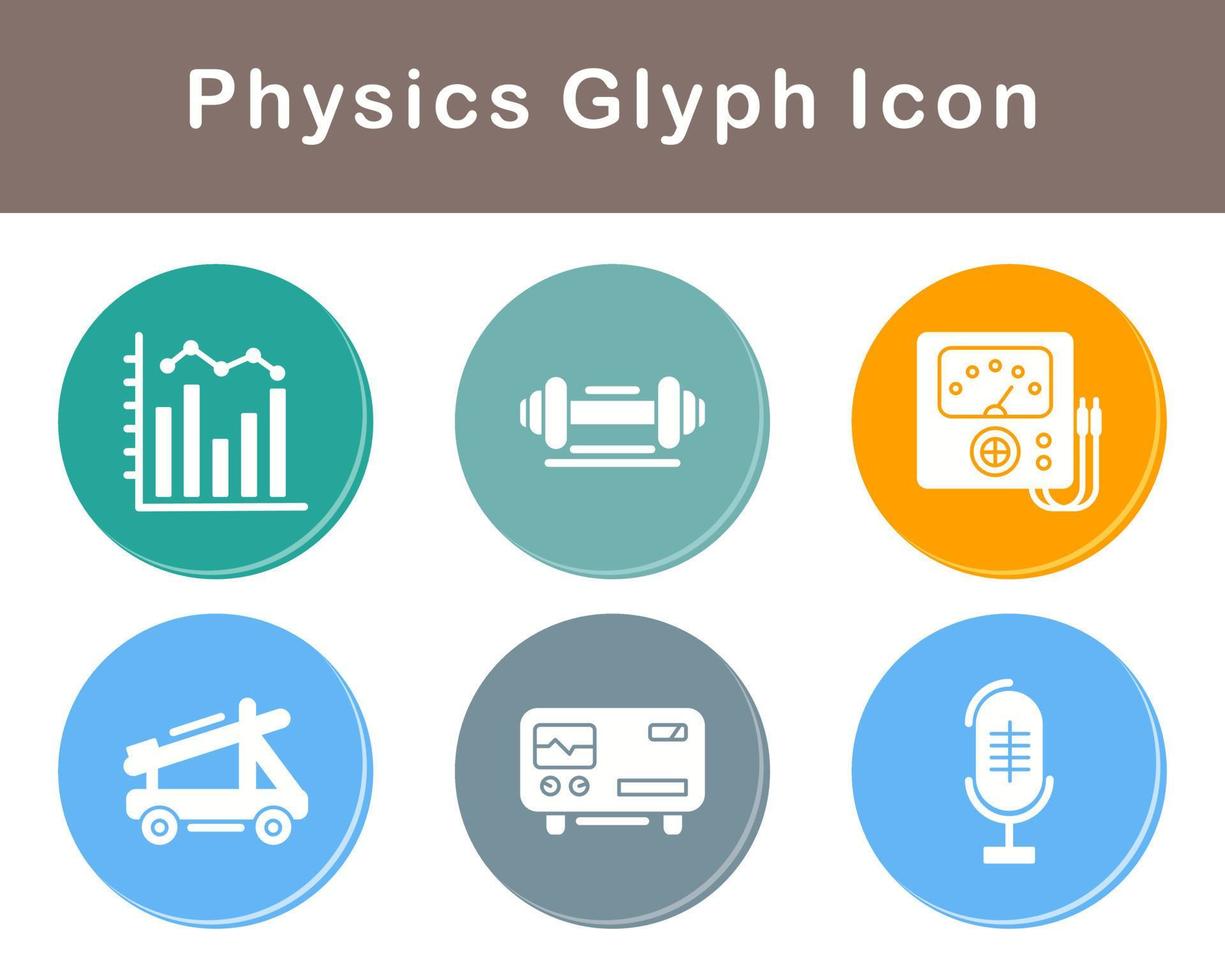 Physics Vector Icon Set