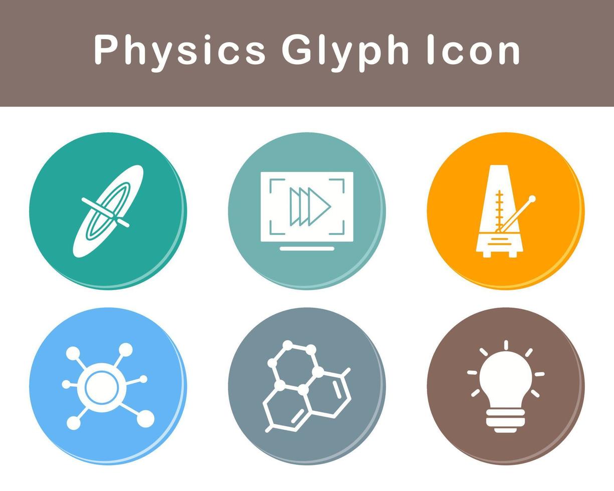 Physics Vector Icon Set