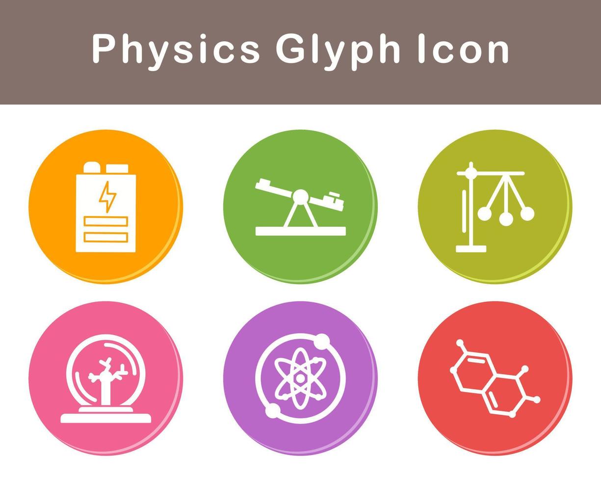 Physics Vector Icon Set