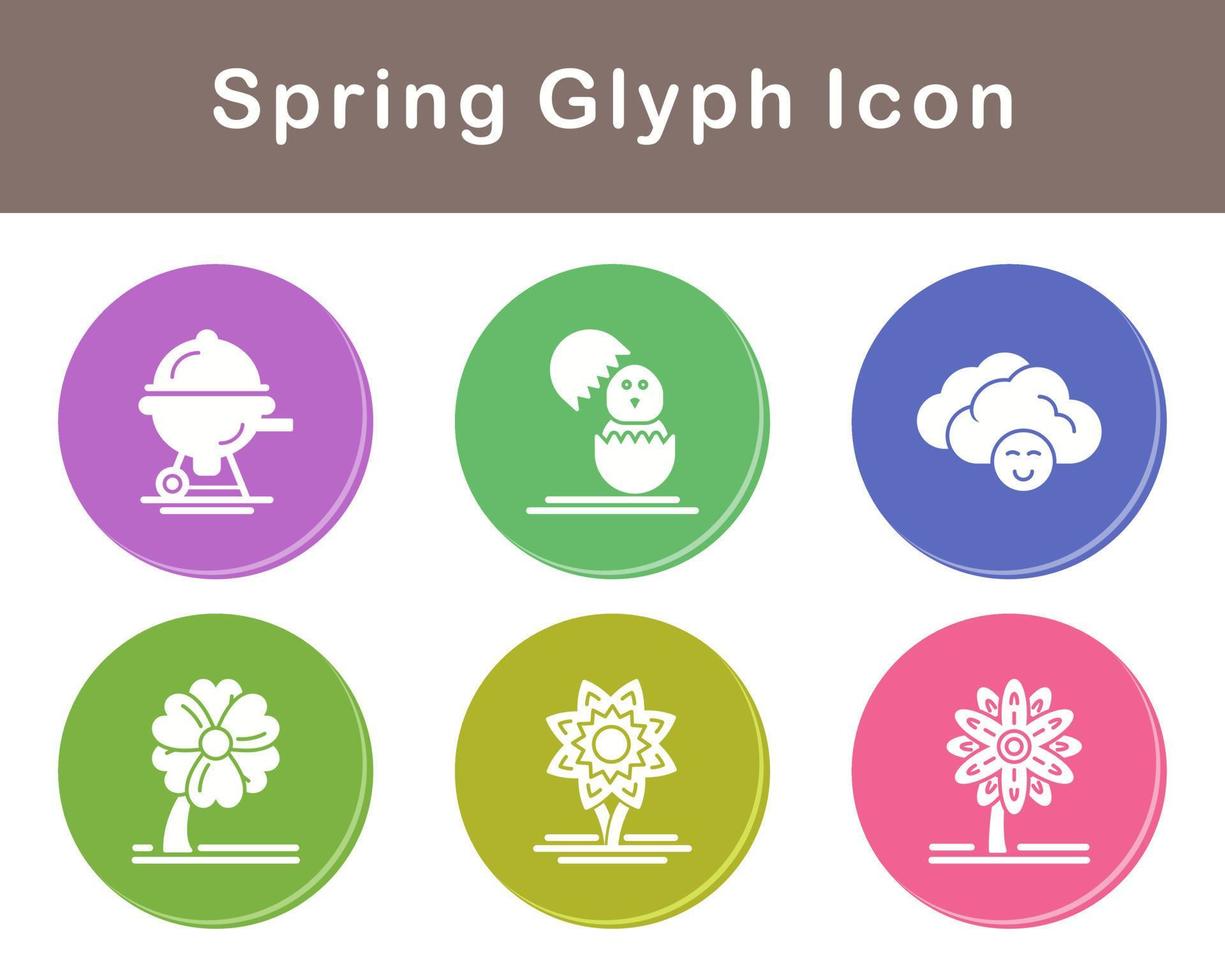 Spring Vector Icon Set 21518532 Vector Art at Vecteezy