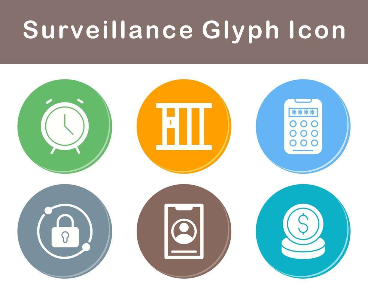 Surveillance Vector Icon Set