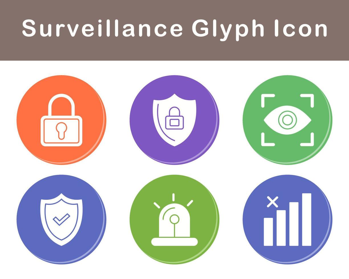 Surveillance Vector Icon Set