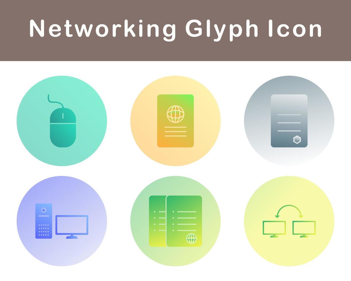 Networking Vector Icon Set