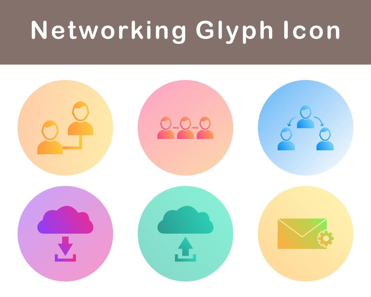 Networking Vector Icon Set
