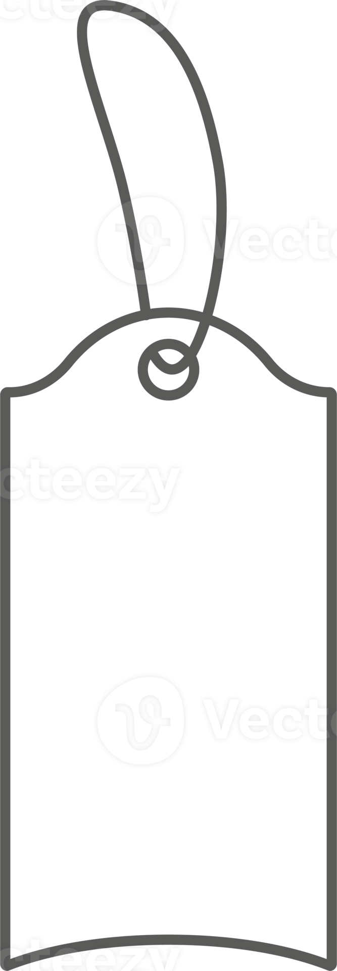 Price tag for sale or luggage. Outline vintage label illustration