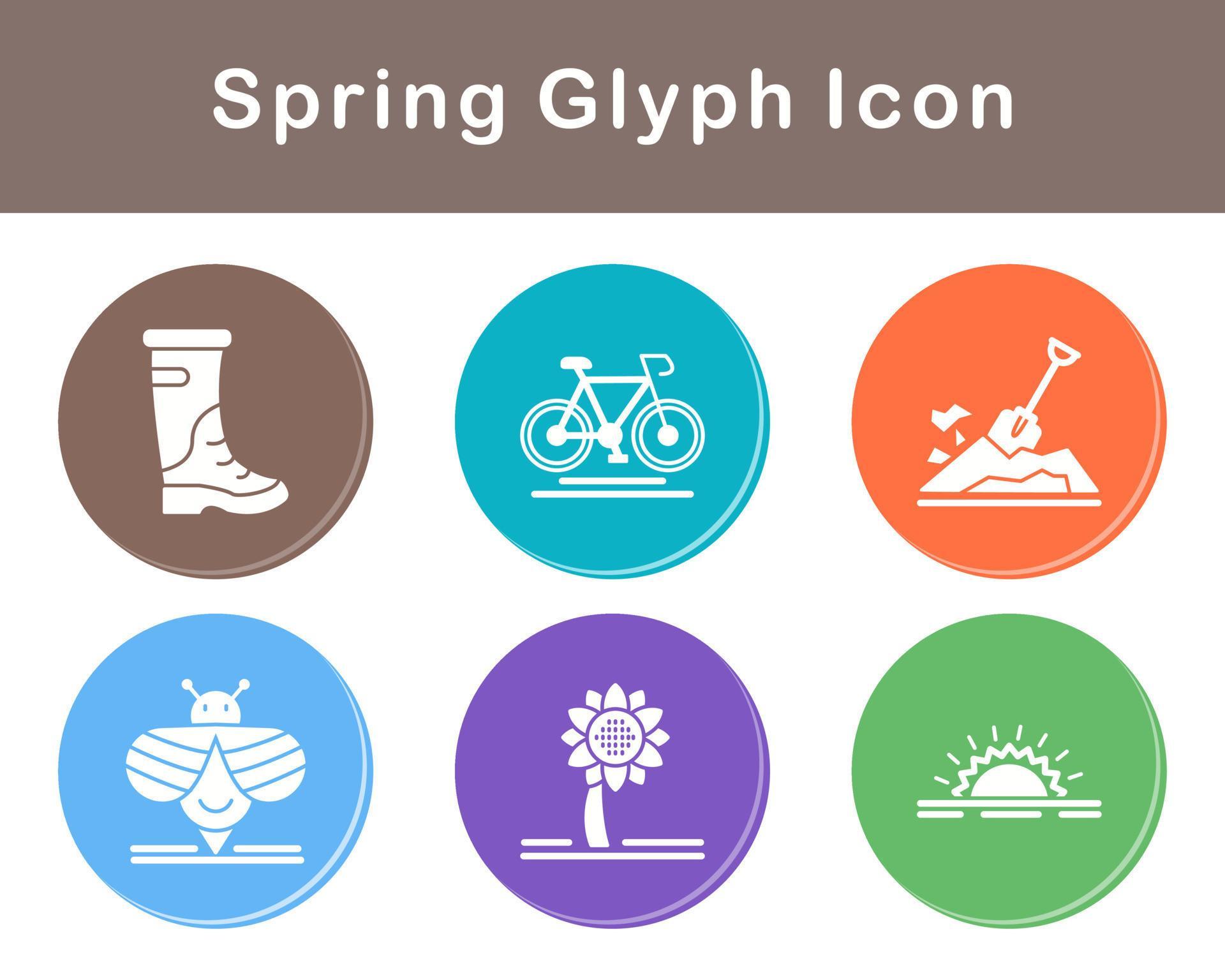 Spring Vector Icon Set 21518587 Vector Art at Vecteezy