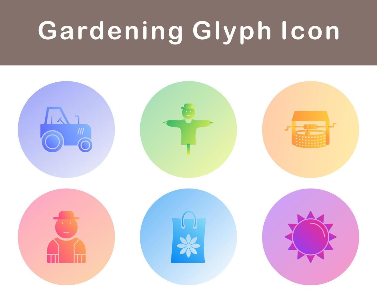 Gardening Vector Icon Set