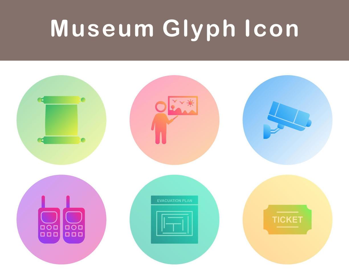 Museum Vector Icon Set