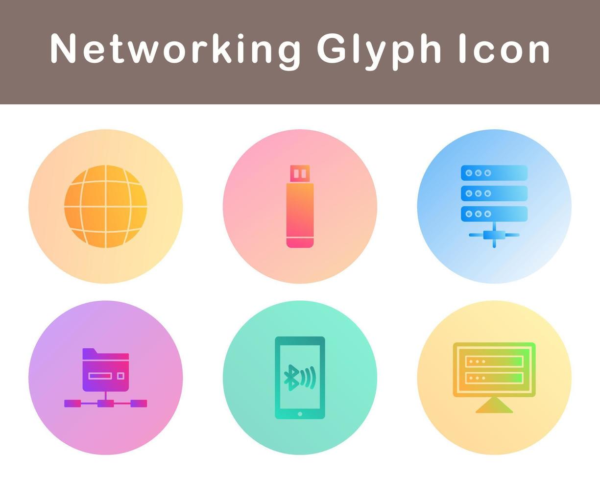 Networking Vector Icon Set