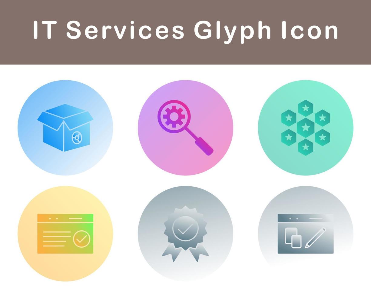 IT Services Vector Icon Set