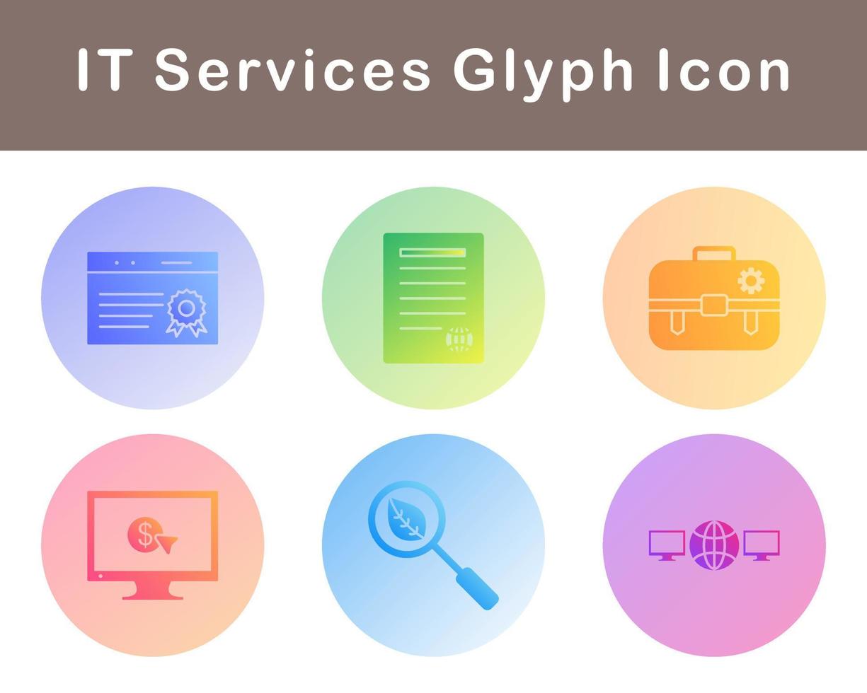 IT Services Vector Icon Set