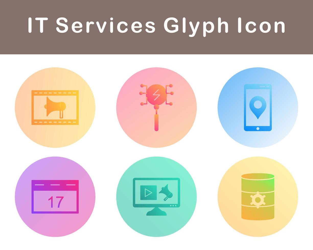 IT Services Vector Icon Set