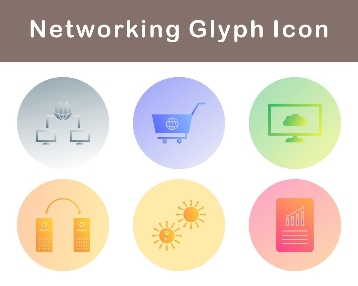 Networking Vector Icon Set