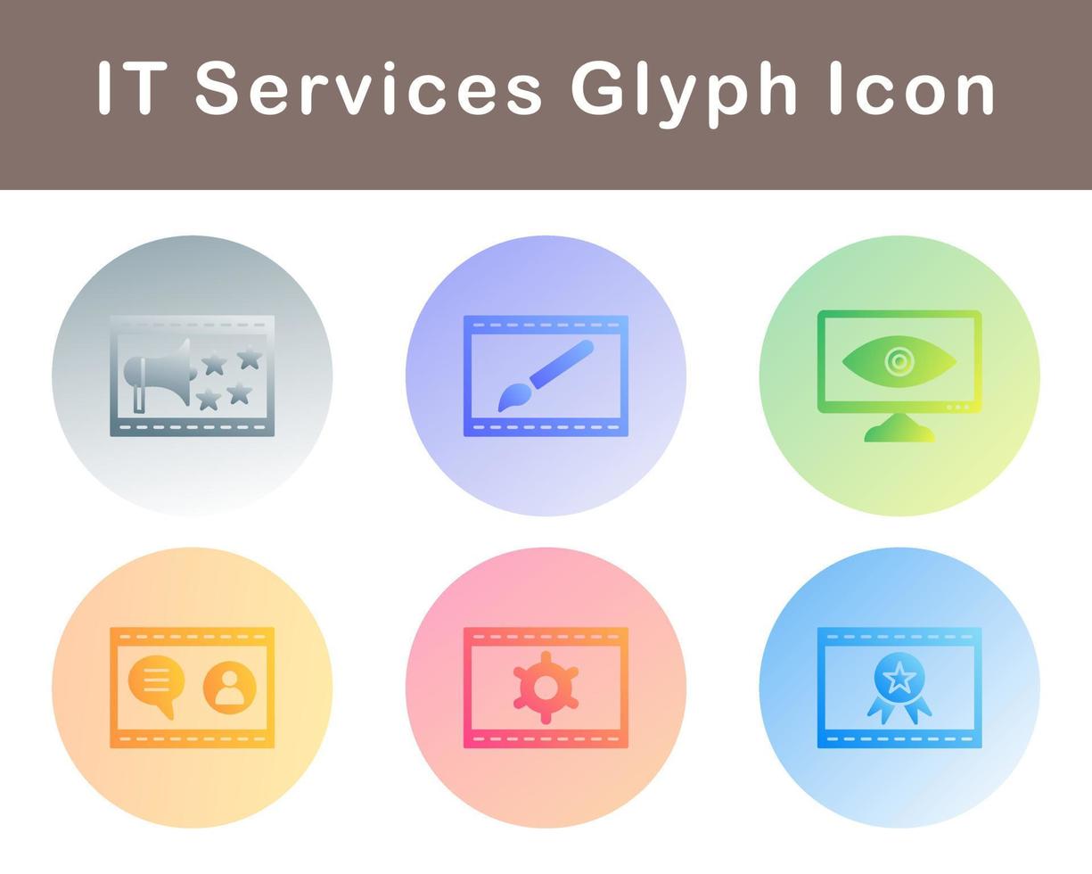 IT Services Vector Icon Set