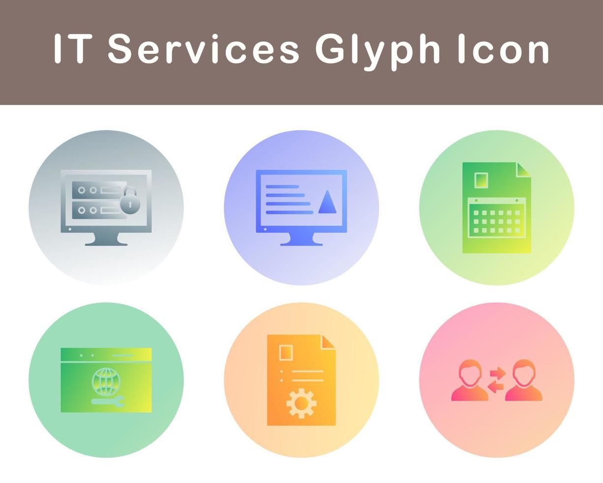 IT Services Vector Icon Set